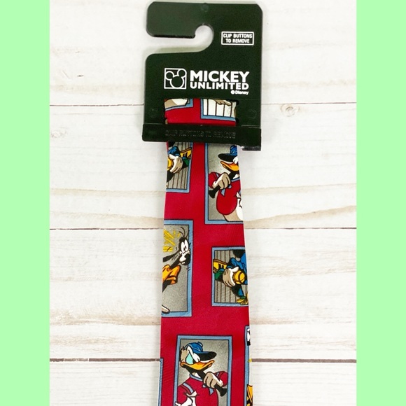 Disney Red Character Tie NWOT - Picture 3 of 5